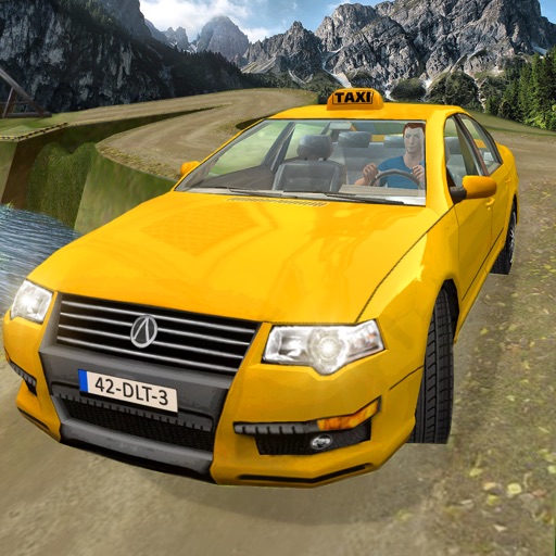 Taxi Driver Hill Simulator - Transport Tourist to Offroad Hill Station In Yellow Cab Simulator Game icon