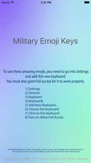 military emoji keyboard