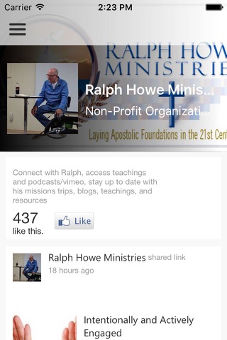 Ralph Howe Ministries screenshot 3