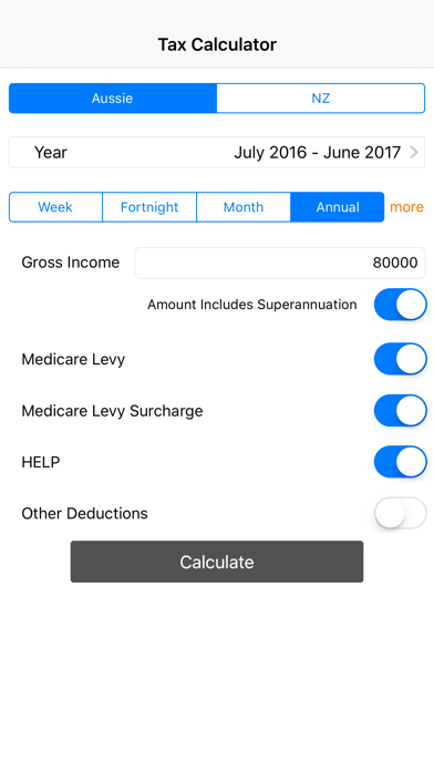 How to cancel & delete Income Tax Calculator (Aussie & NZ) from iphone & ipad 1