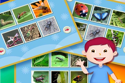 ABC Picture Jigsaw Puzzle - 宝宝拼昆虫世界大巴士免费游戏 screenshot 2