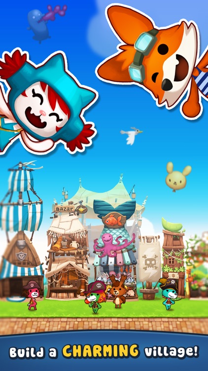 Happy Street - Free Town Building with Animals