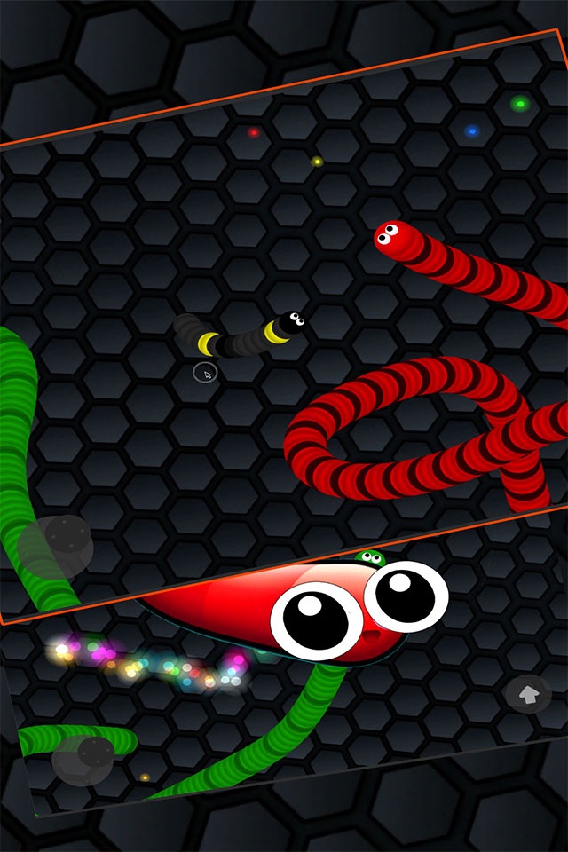 Anacondas Snake Worm Wars Games screenshot 3