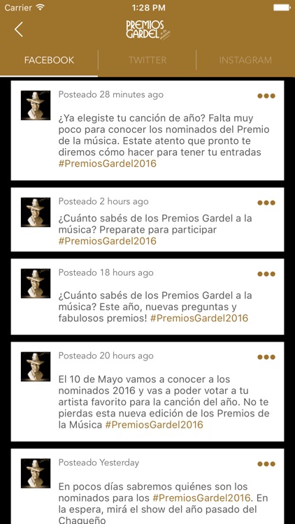 Premios Gardel screenshot-4