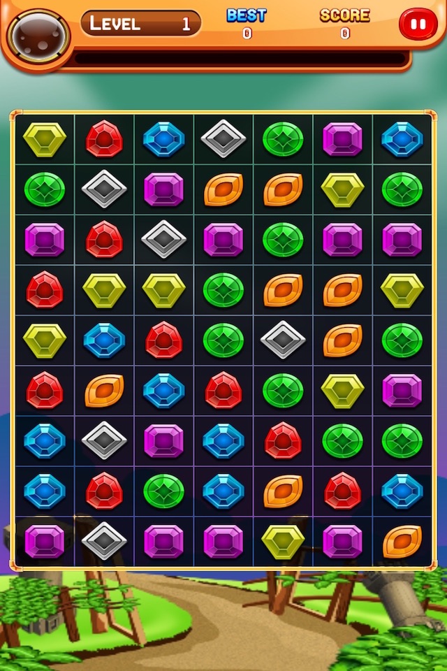 Diamond Jewels Blast:Free fun match gems puzzle games screenshot 2
