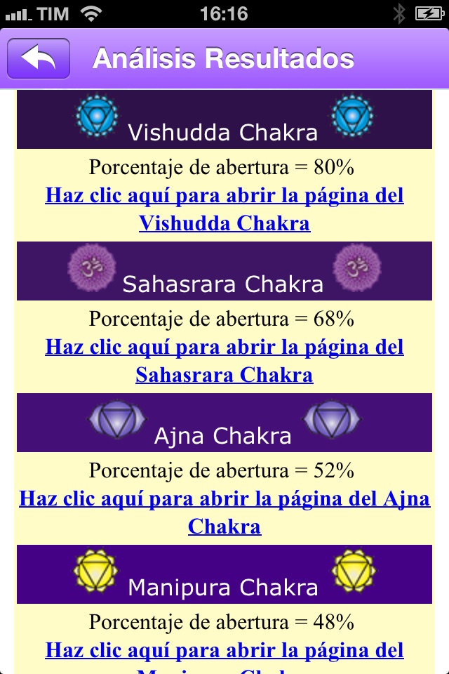 Chakra Test - discover the state of your chakras, harmonize the energy of your unbalanced chakras screenshot 4