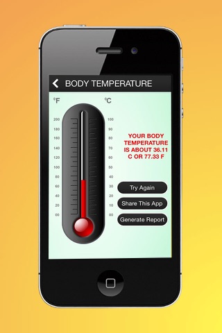 Finger Body Temperature Calculator Prank - Bluff with Others by Tracking Body Temperature with the Fun Prank Application screenshot 3
