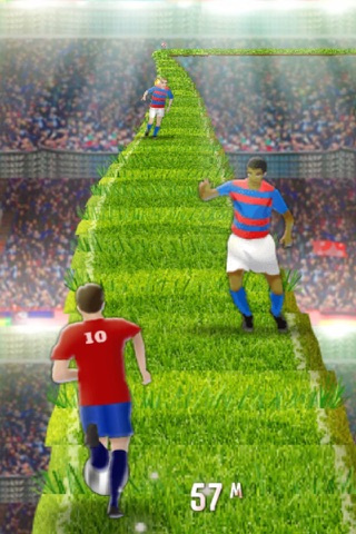 3D Soccer Football Rush Player Runner screenshot 2