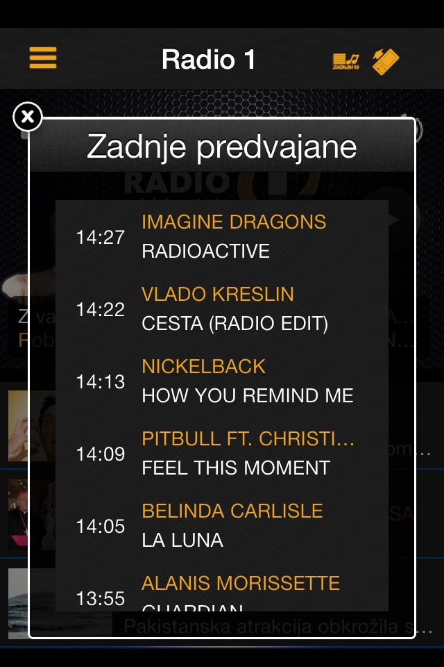 Radio 1 Slovenija screenshot 2