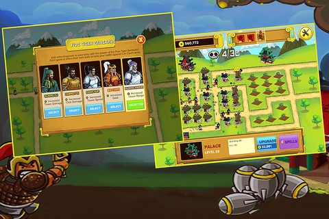 Three Kingdoms War: -  Heroes  Clash TD  Game screenshot 4