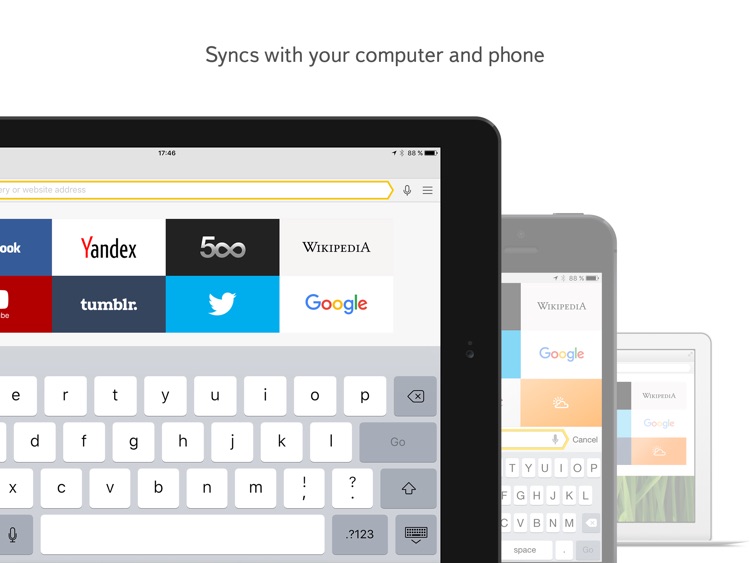 Yandex Browser for iPad screenshot-3