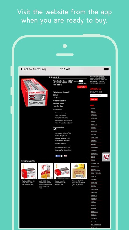 AmmoDrop - Find & Track Online Ammo Prices