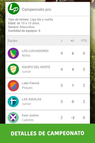 Ligas Pro screenshot 3
