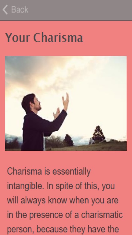 How To Be Charismatic