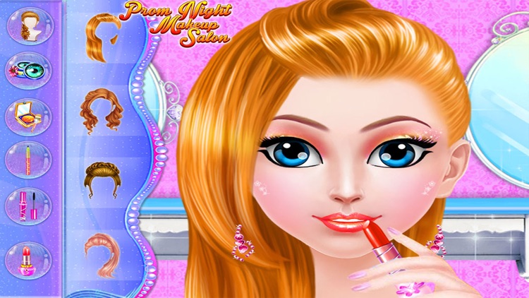 Prom Night Makeup Salon - Princess Party for Virtual Makeover Girls game