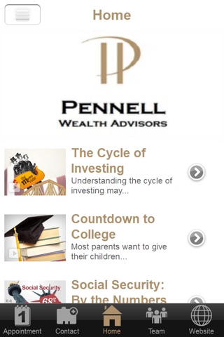 Pennell Wealth Advisors screenshot 2