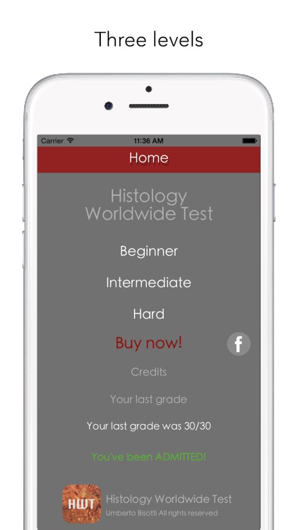 Histology Worldwide Test Lite for iPhone