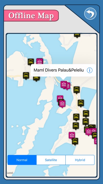 Palau Island Offline Map Tourism Guide