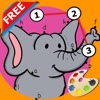 Animals Dot to Dot Coloring Book - Kids free learning games