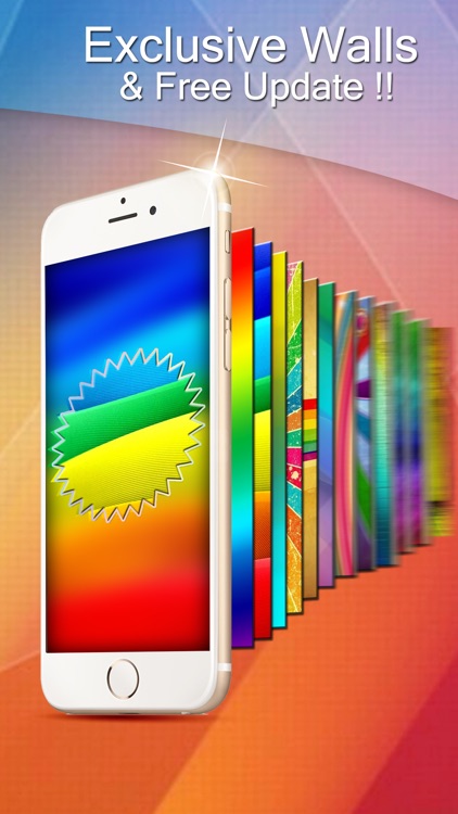 Blur Lock Screen Rainbow Photo Edit Wallpaper Pro