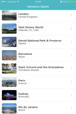 Vacation Spots screenshot 2