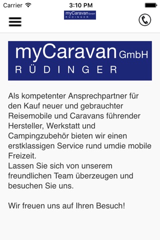myCaravan Ruedinger screenshot 2