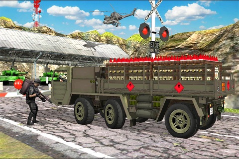 Drive Real Army Truck Checkpost Free screenshot 3