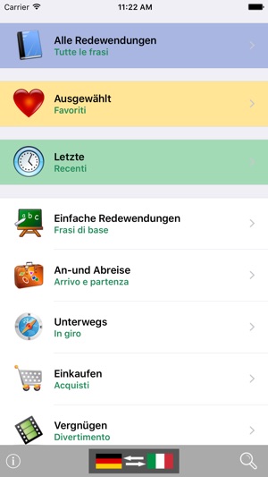 German / Italian Talking Phrasebook Translator Dictionary - (圖1)-速報App