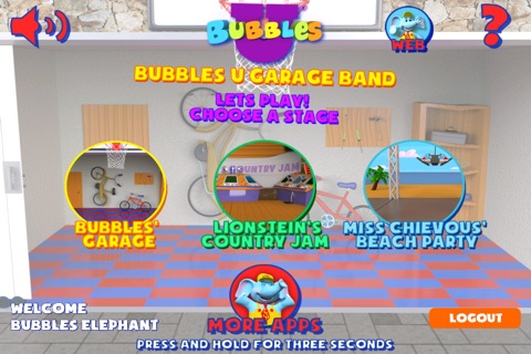 Bubbles U ®: Garage Band screenshot 2