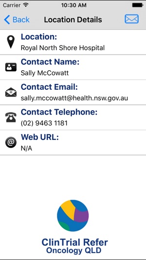 ClinTrial Refer Oncology QLD(圖5)-速報App