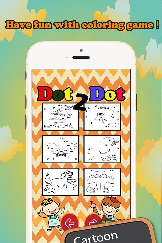 Brain dots Coloring Book - coloring pages dot games free for kids and toddlers screenshot 4