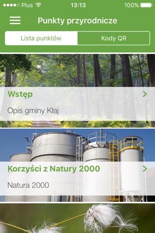 100% Natury w gminie Kłaj screenshot 2