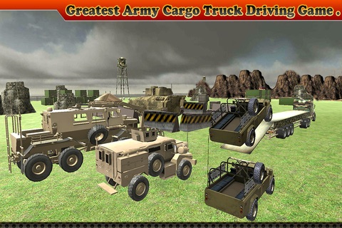 Army Cargo Truck Driving Pro screenshot 3