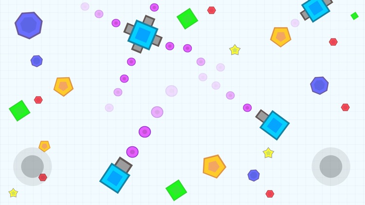 Tank War - Geometry Go Shot Color Dot.IO