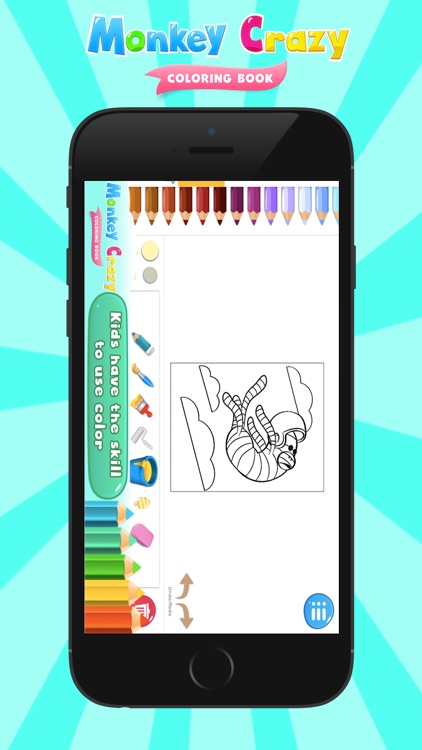 Monkey Crazy Coloring Books screenshot-3