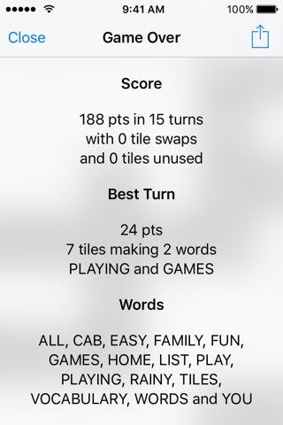 Catchlines, a word game, free your letters screenshot 4