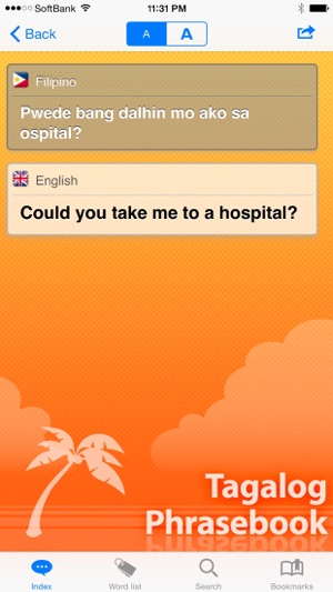 Tagalog Phrasebook & Dict(圖4)-速報App