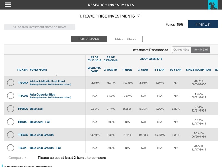 T. Rowe Price Personal® App screenshot-4