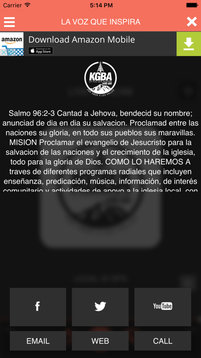 How to cancel & delete KGBA 1490 AM Radio Cristiana from iphone & ipad 3