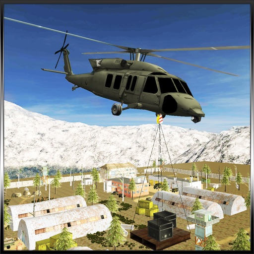 Sea Knight 3D Cargo Helicopter - Frontline Apache Relief Cargo Operations Flying Heli Sim icon