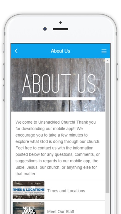 How to cancel & delete Unshackled Church Pasadena from iphone & ipad 2