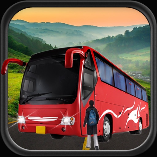 Drive Tourist Bus Offroad Adventure Icon