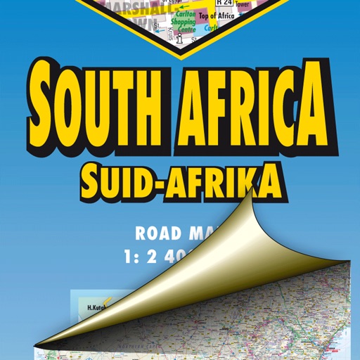 South Africa. Road map. icon