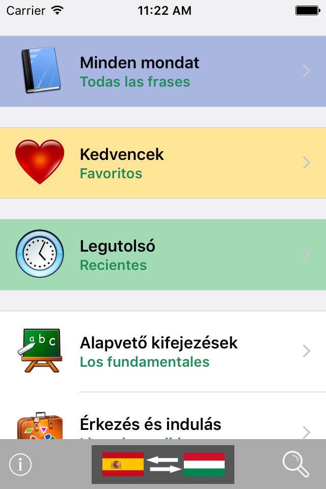 Magyar / Spanyol kifejezéstár - Spanish / Hungarian phrasebook - Multiphrasebook