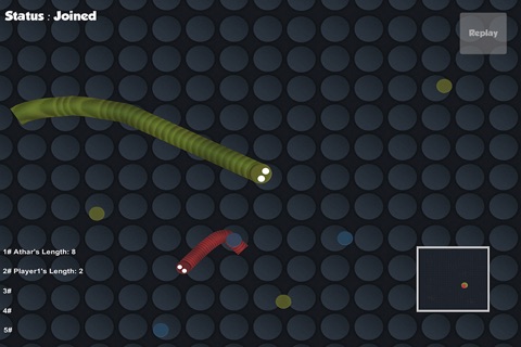 Color Snake Worm Eat agarios Snacks - Multiplayer io screenshot 4