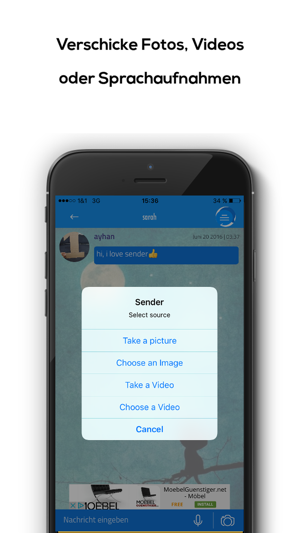 Sender - Chatte sicher mit der neuen messenger app(圖2)-速報App