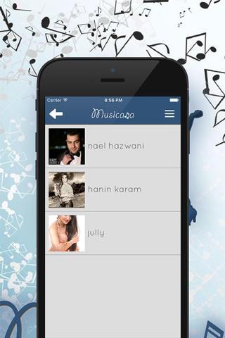 Musicana screenshot 2