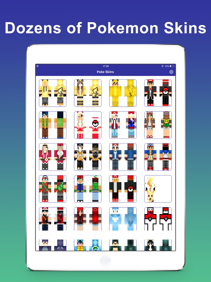 Poke Skins for Minecraft - pokemon Go edition Free