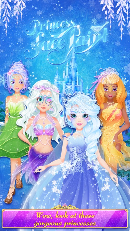 Princess Face Paint - Girls Makeup, Dressup and Makeover Games screenshot-4