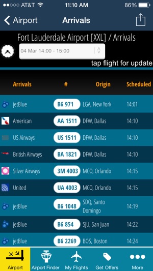 Fort Lauderdale Airport (FLL) Flight Tracker Hollywood radar(圖3)-速報App